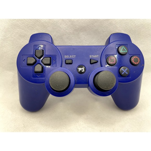 Sony PlayStation 3 (PS3) Blue Wireless DualShock Controller Tested - Picture 1 of 5